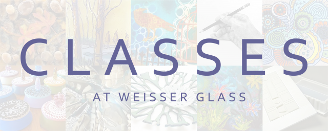 Sheet Glass - 4218 Gray, Black Frit, White Streamers on Clear - Mardi –  Weisser Glass Studio